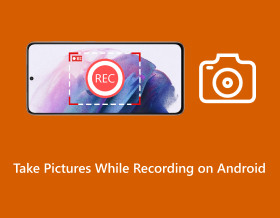 ถ่ายภาพขณะบันทึกบน Android