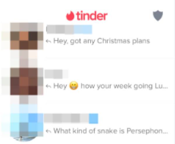 แชทข้อความ Tinder