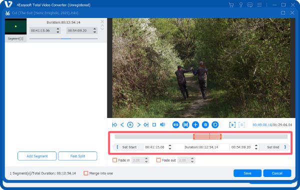 Snapchat-videó vágása 4easy-ben