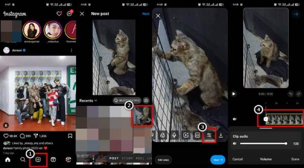 Découper une vidéo avec Instagram