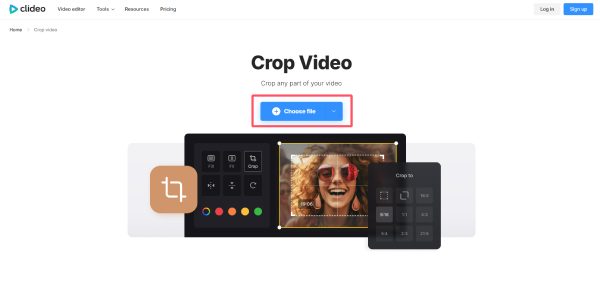 Télécharger une vidéo Clideo