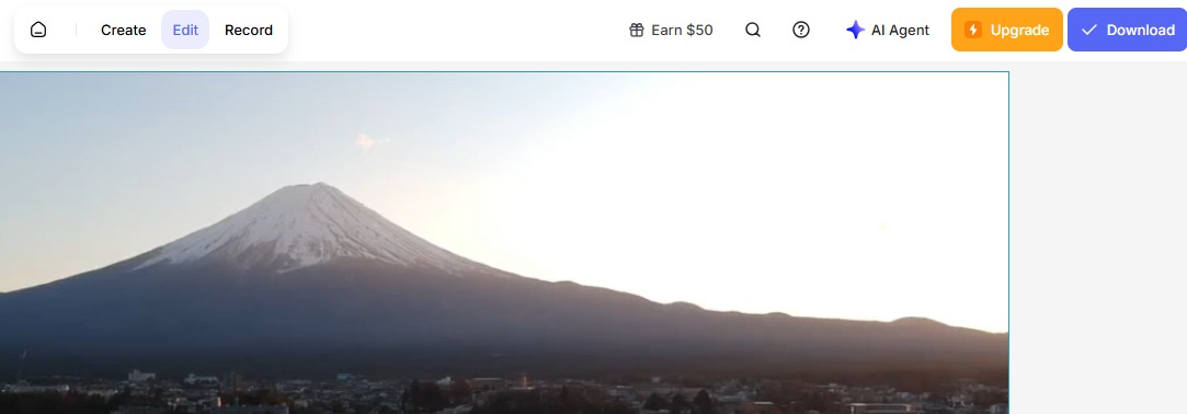 Veed IO 완료 및 내보내기