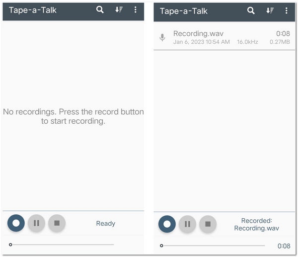 Voice Recorder App Tape A Talk