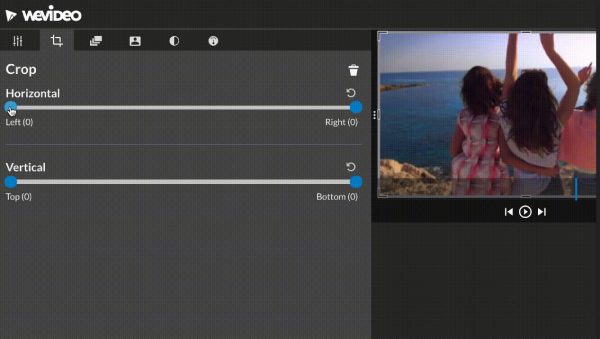 Wevideo Crop Video Online