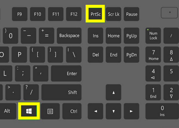 Snímek obrazovky z Windows Print Screen ve Windows