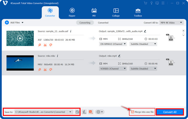 4easysoft Fusionar vídeos para YouTube