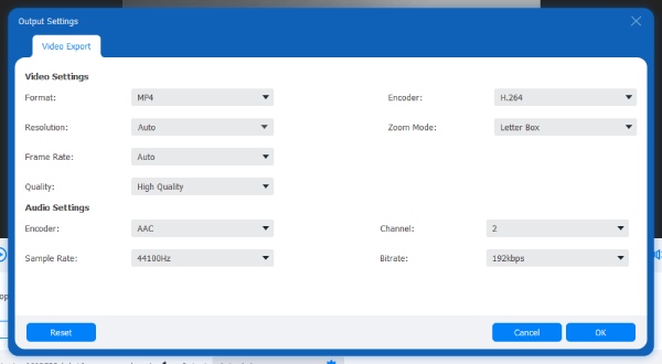 4easysoft Output Settings