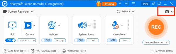 4easysoft เริ่มการพิมพ์หน้าจอ