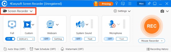 Choose Recording Mode