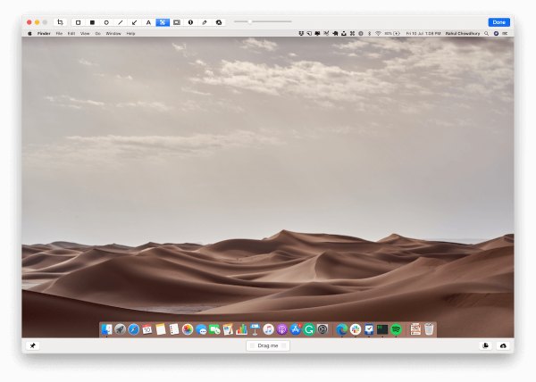 การสนิป Cleanshotx บน Mac