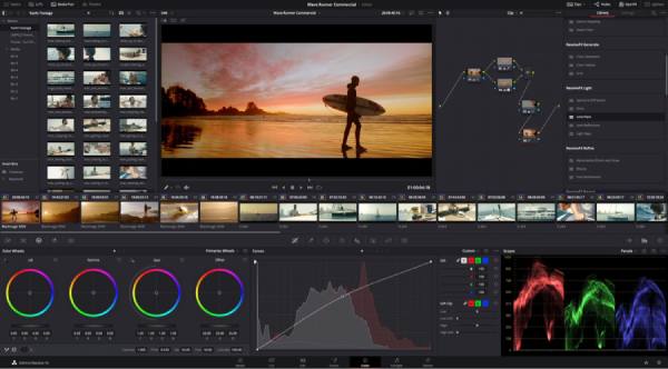 Editor de vídeo Davinci Resolve para Obs