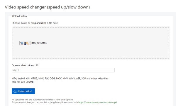 Ezgif Upload Video To Speed Up