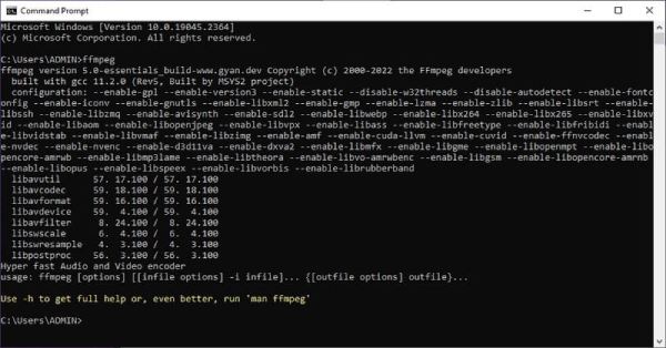Συμπίεση ffmpeg για Discord