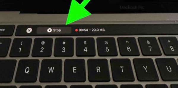 Find Touch Bar Stop Button