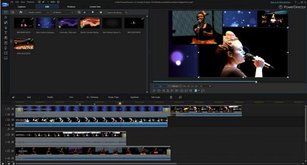 Software de edición de vídeo Powerdirector de Microsoft