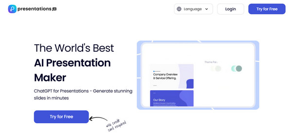 Presentations.ai Slideshow Maker