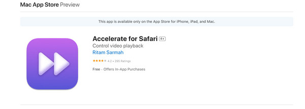 Safari Accelerate For Safari