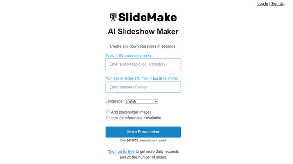 Slidemake Slideshow maker