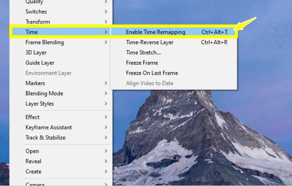 Time Remapping Enable