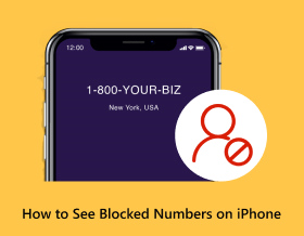 Cum să vezi numerele blocate pe iPhone