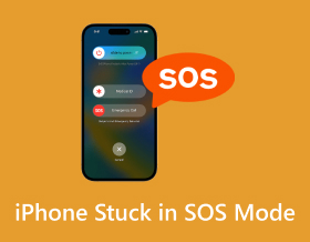 iPhone sitter fast i SOS-modus S