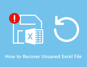 Slik gjenoppretter du en ulagret Excel-fil
