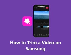 Kako skratiti video na Samsungu