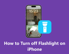 كيفية إيقاف تشغيل المصباح على iPhone