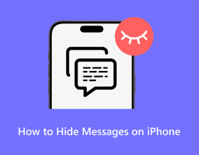 iPhoneでメッセージを非表示にする方法