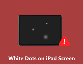 Puncte albe pe ecranul iPad-ului