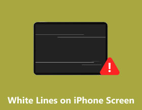 Linii albe pe ecranul iPhone-ului